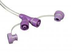 0329-12 MediLime ENFit extension set, Y-stuk, 30cm, haakse aansluiting